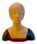 Late 19th Century Vintage Donatello "Unknown Woman" Renaissance Revival Polychrome Plaster For Sale