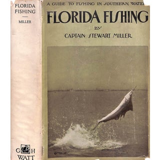 "Florida Fishing" Book 1931 Miller, Stewart For Sale