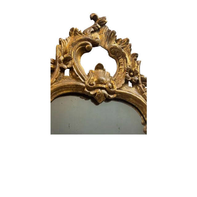 Rococo Antique French Mirror For Sale - Image 3 of 4