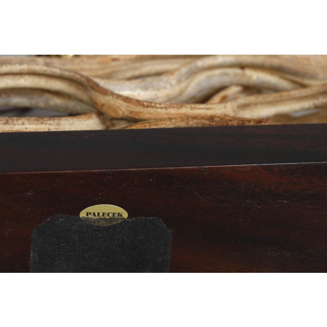 Wood Sculptural Driftwood Table Lamps by Palecek, a Pair For Sale - Image 7 of 7