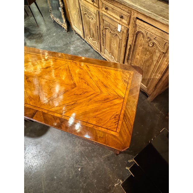 19th Century 19th C. Italian Walnut Bureau Plat For Sale - Image 5 of 10
