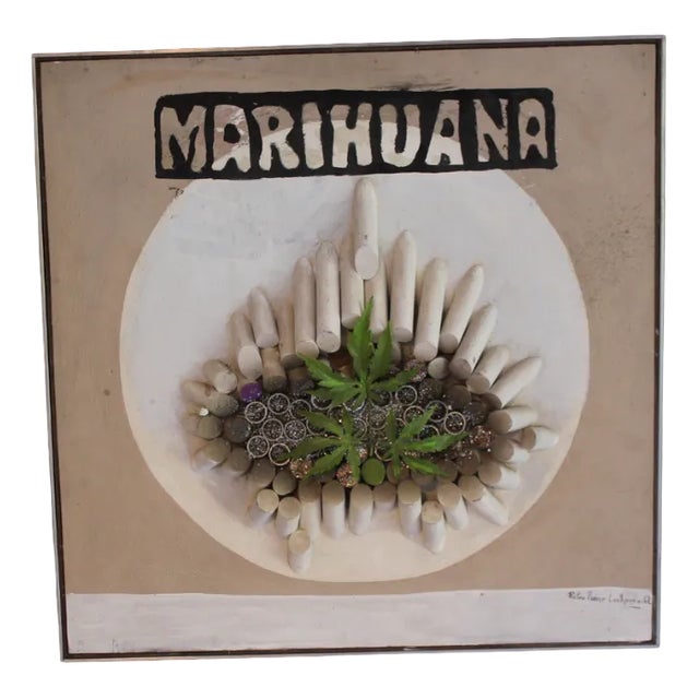 Pietro Psaier, 1960s Pop Art Mixed Media, Oil For Sale