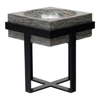 Chinese Zhenzhu Basin Side Table For Sale