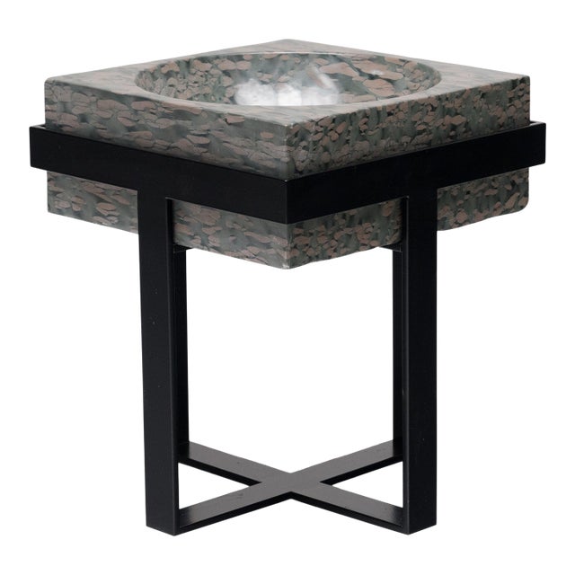 Chinese Zhenzhu Basin Side Table For Sale
