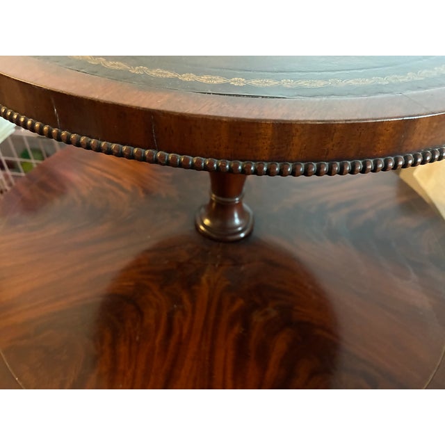 Wood Vintage Solid Wood Two Tiered End Table For Sale - Image 7 of 17