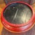 Chinese Round Red and Gold Lacquer Wedding Box Circa 1890 For Sale - Image 4 of 4