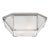 Suzanne Kasler for Visual Comfort Signature Morris Large Flush Mount in Polished Nickel with Frosted Glass For Sale