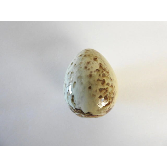 Artisan Studio Made Pottery Easter Eggs - Set of 8 For Sale - Image 9 of 12