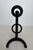 Pair of modernist wrought iron andirons For Sale - Image 6 of 12