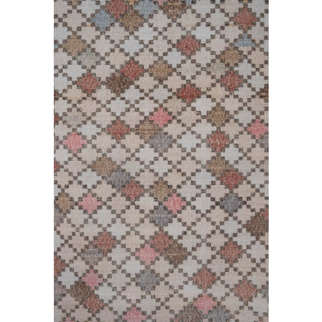 Ivory Distressed Pair Turkish Sparta Rug 3'10" X 6'2" For Sale - Image 8 of 13