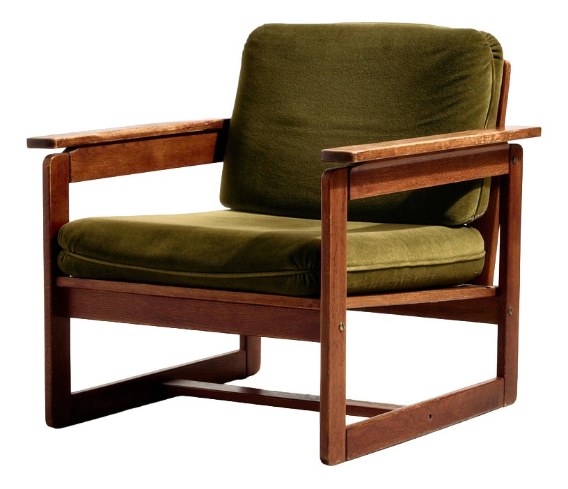 Hungarian Beech Lounge Chair, 1960s