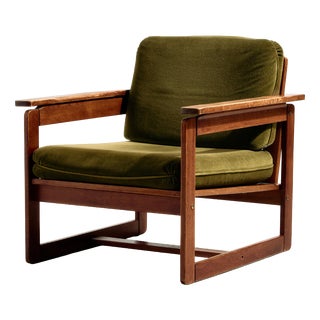 Hungarian Beech Lounge Chair, 1960s For Sale