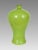 Large Early Mid Century Apple Green 'Meiping' Monochrome Chinese Vase & Carved Wood Stand For Sale - Image 4 of 12