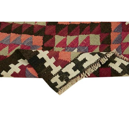 Vintage Kilim Runner Rug For Sale - Image 6 of 7