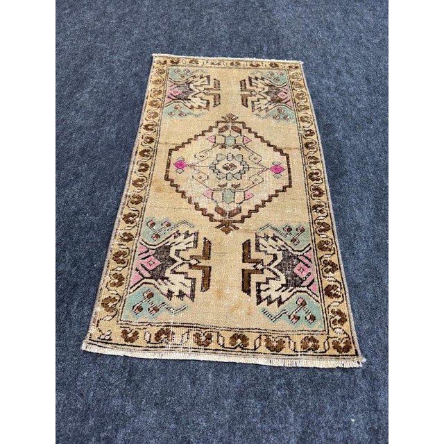 Turkish Yastik Rug 1'7" x 2'11" #24340 Explore a curated collection of hallway runners, wool rugs, and handmade...