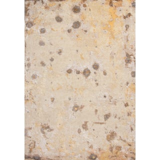 Rug & Kilim’s Modern Abstract Rug in Beige/Brown, Golden All Over Pattern For Sale