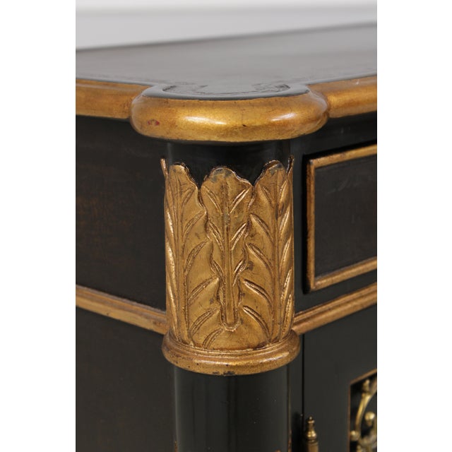 Theodore Alexander Regency Style Black & Gold Sideboard For Sale - Image 16 of 18