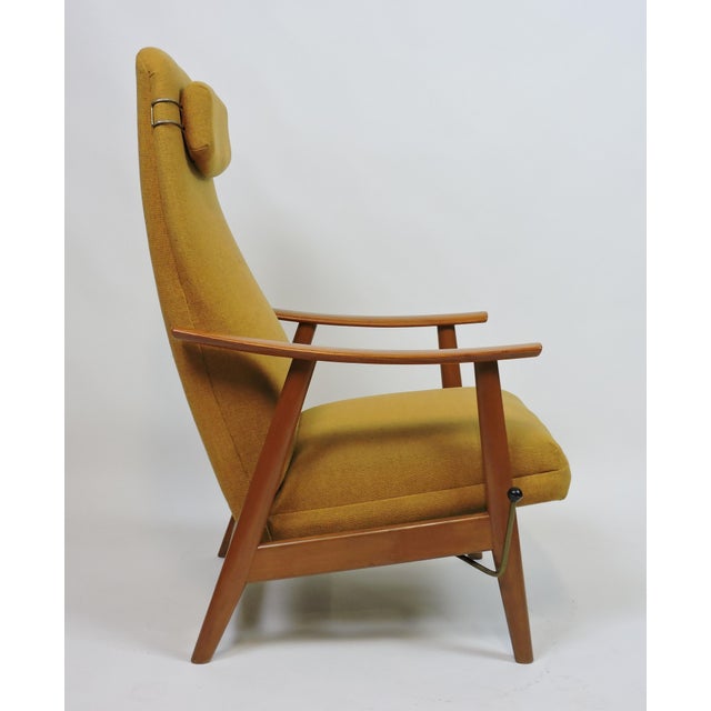 Danish Modern High Back Teak Rocker Recliner Chair by Arnt Lande Chairish
