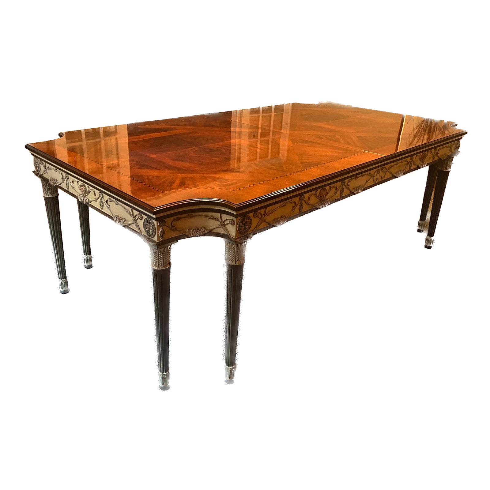 Late 20th Century Ej Victor Italian Neoclassical Style Dining Table