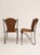 Mid-Century Wicker and Iron Dining Chairs attributed to Frederic Weinberg, 1950s, Set of 6 For Sale - Image 4 of 16