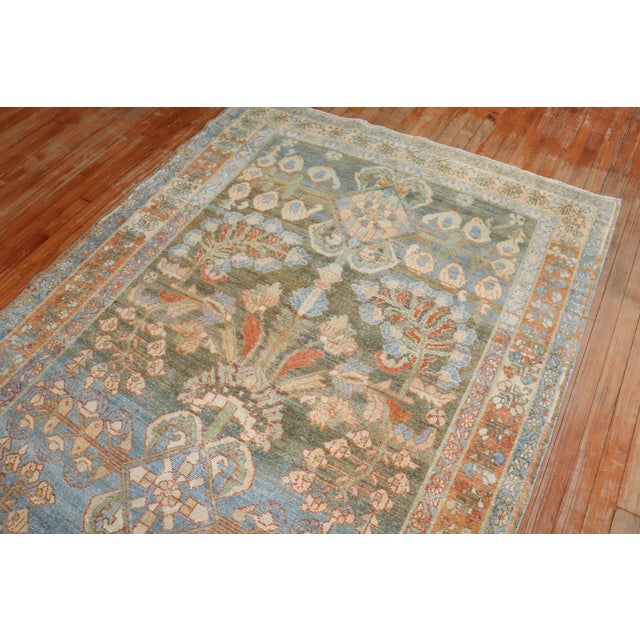 Antique Persian Lilihan Gallery Rug rug no.j2706 For Sale - Image 9 of 9