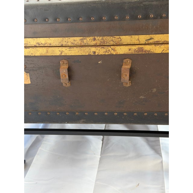 Brown Suitcase Coffee Table For Sale - Image 8 of 13