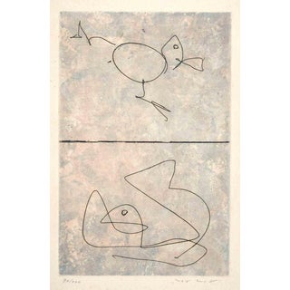 Max Ernst, Doubles Edition of 100, 1970s, Etching For Sale
