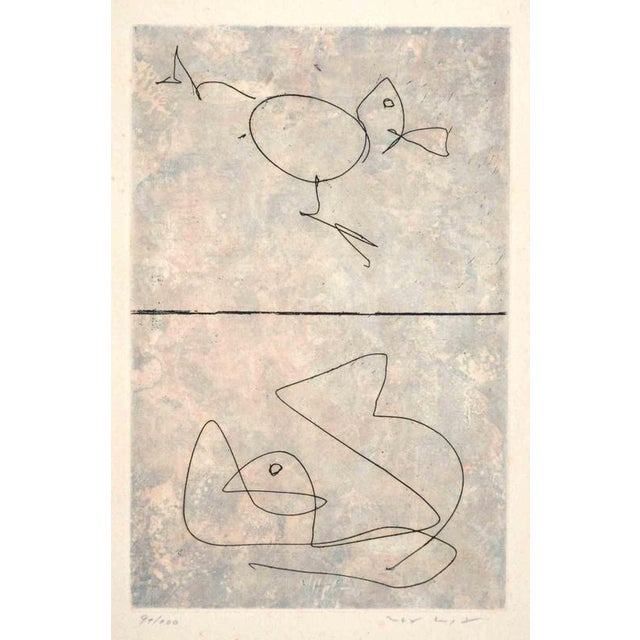 Max Ernst, Doubles Edition of 100, 1970s, Etching For Sale