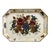Vintage Hand Painted Still Life Fruits Roses Fall Colors Tray For Sale