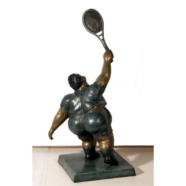 El Tenista by Bruno Luna, Mexican (1963) Date: circa 1990 Bronze Sculpture, signature and number inscribed Edition of...