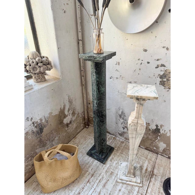 Marble Columns or Pedestals, 1970s, Set of 4 For Sale - Image 9 of 18