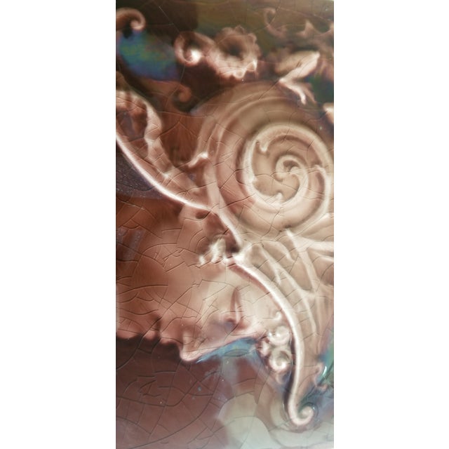 Ceramic Antique Victorian Profile Tile For Sale - Image 7 of 7