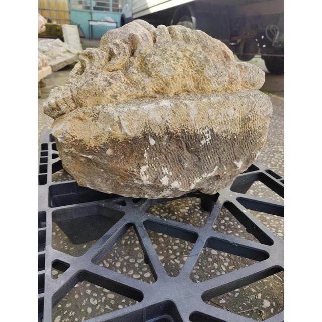 20th Century Mask with Marble Keystone For Sale - Image 10 of 11