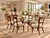Antique Victorian Mahogany Dining Chairs with Reeded Legs, 1860, Set of 6 For Sale - Image 3 of 15