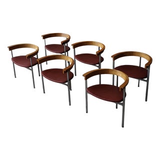 PK11 Chairs by Poul Kjaerholm for E. Kold Christensen, Denmark, 1950s, Set of 6 For Sale