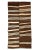 Vintage Ivory & Brown Wool Kilim Rug-5'11x11'11" For Sale