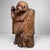 Japanese Wooden Temple Statue of Hotei with Child, 1920s For Sale - Image 4 of 14