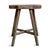 Mid 20th Century Vintage Elm Wood Rustic Asian Village Stool For Sale - Image 5 of 6