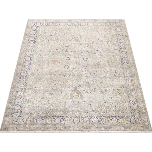 1940s 1940s Persian Mahal Rug For Sale - Image 5 of 5