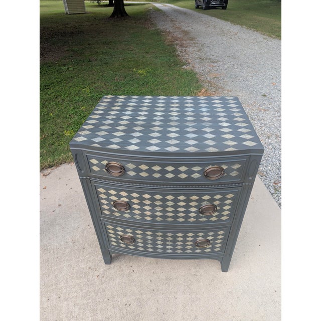 Vintage Custom Made Harlequin Dresser by Drexel Furniture For Sale - Image 18 of 18
