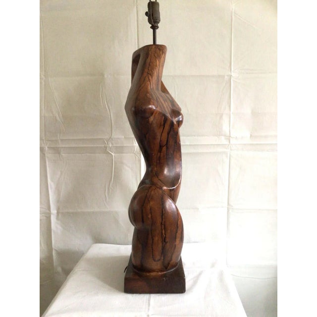1960s 1960s Cubist Figural Female Table Lamp For Sale - Image 5 of 11