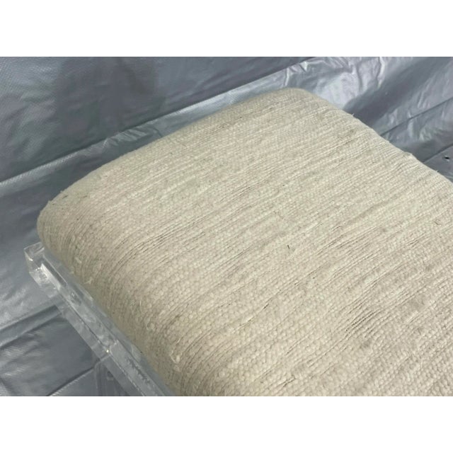 Vintage Lucite Bench, 1970s American Design in the Style of Charles Hollis Jones For Sale - Image 16 of 18