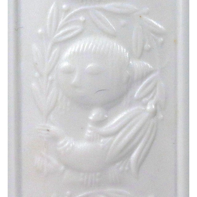 White Bjørn Wiinblad Rosenthal Studio-Linie White Porcelain Relief Vase Circa 1961–1975 For Sale - Image 8 of 10