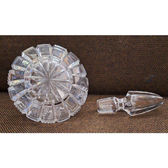 1980s German Hand-Cut Clear Crystal Glass Liqueur Carafe from Nachtmann, 1980s For Sale - Image 5 of 6