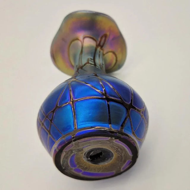 Art Nouveau Glass Vase by Pallme for König & Habel, 1890s, in Very Good conditions. Designed 1890 to 1919 I have official...