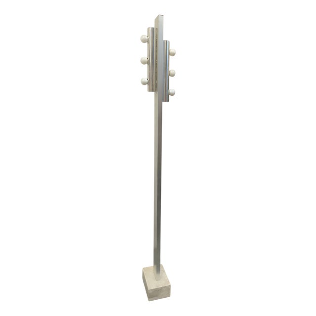 Targetti Six-Light Floor Lamp with Marble Base, 1970 For Sale