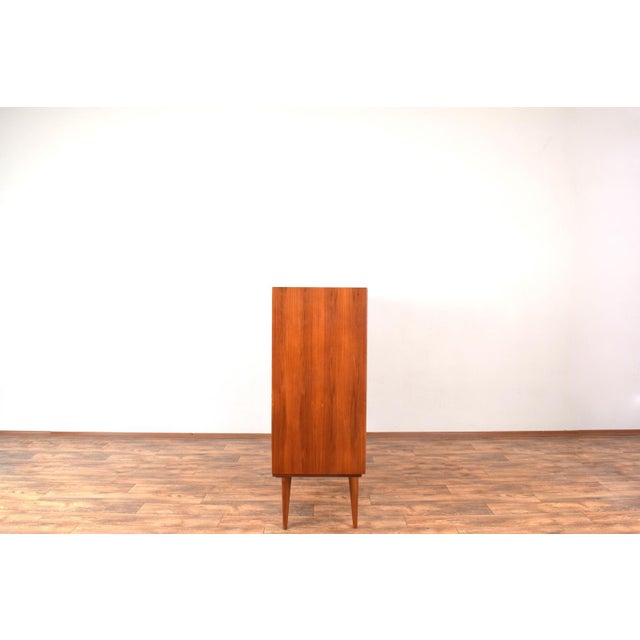 Mid-Century Danish Teak Model 13 Highboard by Gunni Omann for Omann Jun, 1960s For Sale - Image 9 of 18