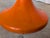 Vintage Space Age Orange Pedestal Table by Finžgar & Zorman for Meblo, Former Yugoslavia, 1970s For Sale - Image 3 of 12
