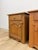 Brown Mid 20th Century Pair of Rustic Pine Nightstands Drawer Arched Cabinet Door Scalloped European For Sale - Image 8 of 17