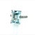 Sky Blue Natural Aquamarine Diamond Ring 14K W Gold 6.67 TCW Certified For Sale - Image 8 of 9
